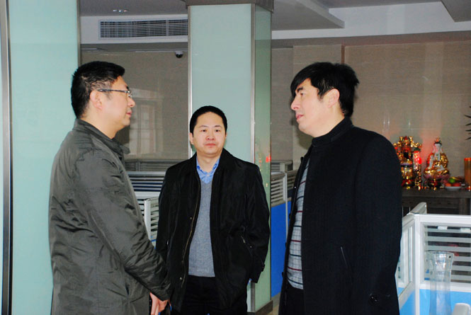 鹽城市經信委、軟件園領導蒞臨鹽城思科檢查指導工作會議報道